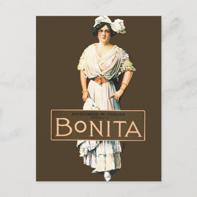 Cartão Postal bonita (Frente)