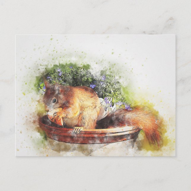 Cartão Postal Bonita e educada (Frente)