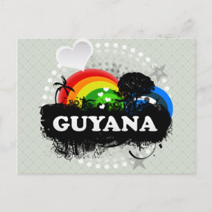 Cartão Postal Bonita Fruta Guiana