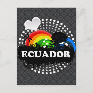 Cartão Postal Bonita Frutura Equador