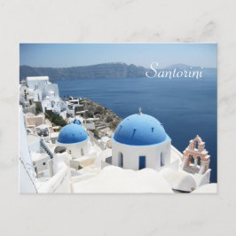 Cartão Postal Bonita Grécia Santorini