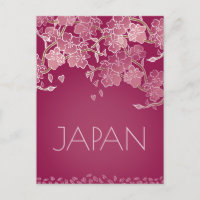 Bonita Mão Flor Sakura do Japão Ilustrada