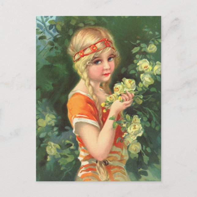 Cartão Postal Bonita Rosa (Frente)