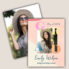 Cartão Postal Bonito ANÚNCIO DE GRADUAÇÃO 2025 GRAD 2 Foto