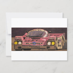 Cartão Postal Bonito em Rosa