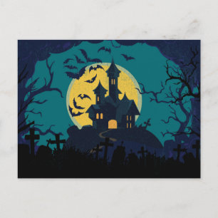 Cartão Postal Bonito Halloween