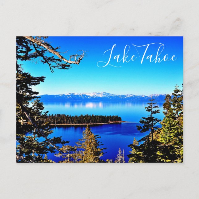 CARTÃO POSTAL BONITO LAKE TAHOE POSTCARD (Frente)