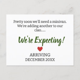 Cartão Postal Bonito logo precisaremos de um minivan. Estamos ad
