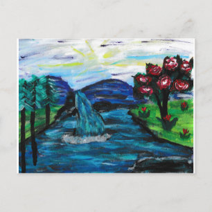 Cartão Postal Bonito paisagem