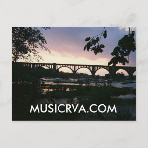 CARTÃO POSTAL BONITO RICHMOND VIRGINIA SUNSET