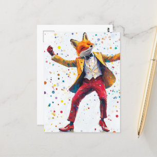 Cartão Postal Bonito Sr. Foxy