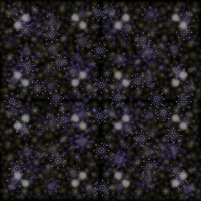 Cartão Postal Bonitos Flocos de Neve, guardanapos de férias (Criador carregado)