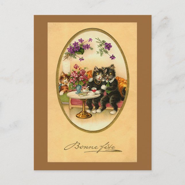 Cartão postal Bonne Fete (Frente)
