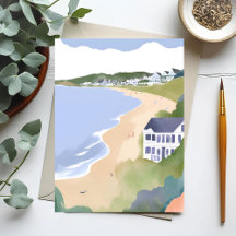 Bonnet Shores | Praia de Rhode Island Aquarela