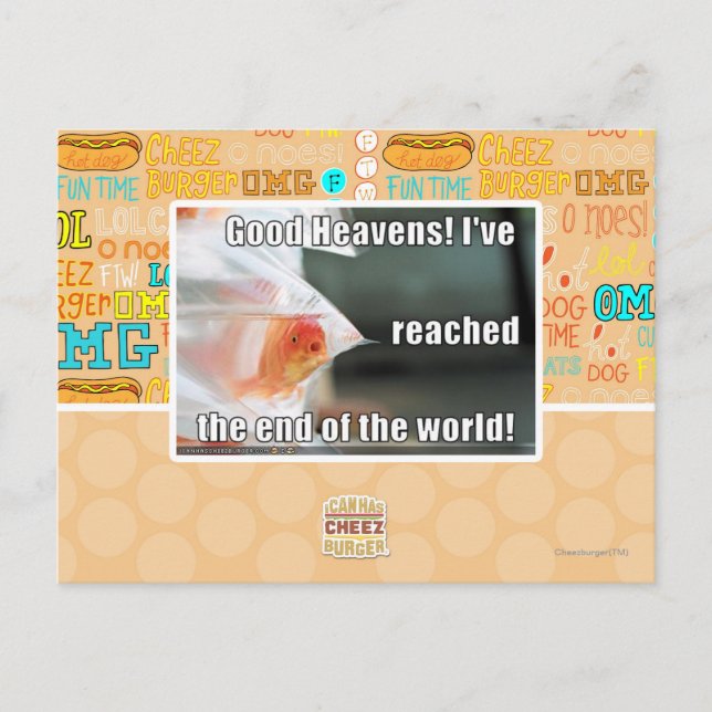 Cartão Postal Bons céus! (Frente)