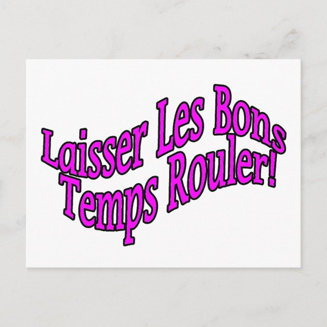 Cartão Postal Bons tempos (Frente)