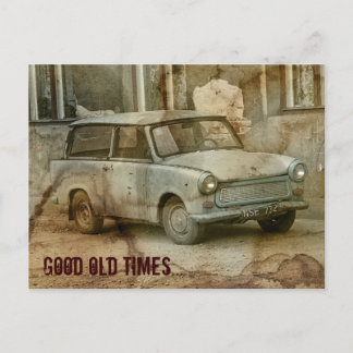Cartão Postal Bons tempos