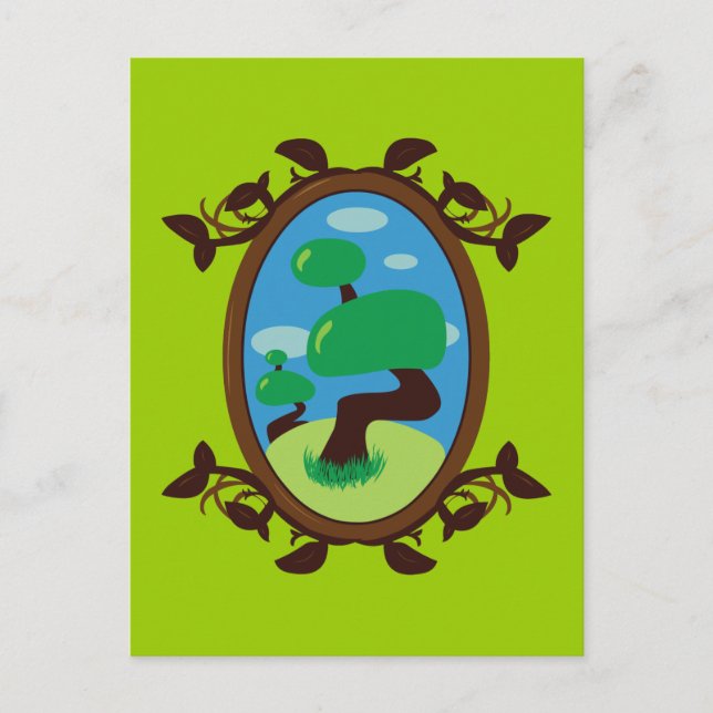 Cartão Postal Bonsai Tree (Frente)