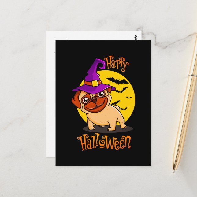 Cartão Postal BooF - Bruno, o Bulldog Francês (Frente/Verso In Situ)