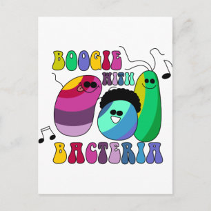 Cartão Postal Boogie com Bactérias