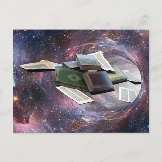 Cartão Postal Book Wormhole (Frente)