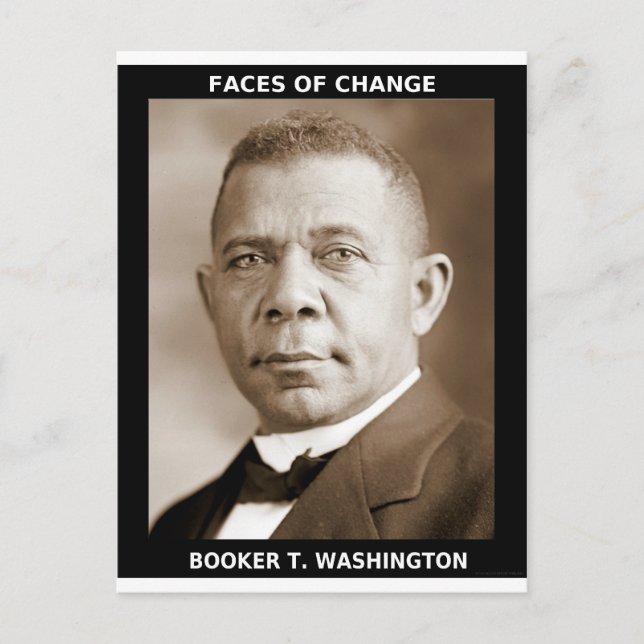 Cartão Postal Booker T. Washington (Frente)