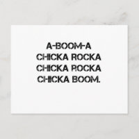BOOM CHICK A BOOM Girl Scout Grunge Campfire Song