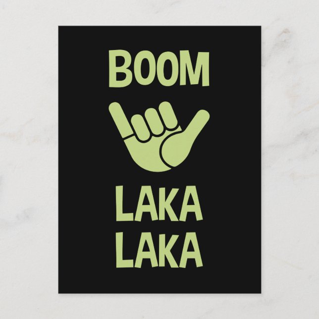 Cartão Postal Boom Shaka Wave (Frente)