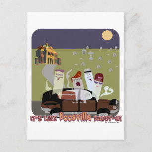 Cartão Postal BoosVille Halloween