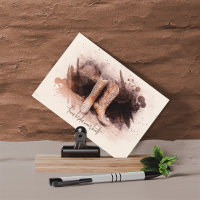 Boots pelo Woodpile Watercolor