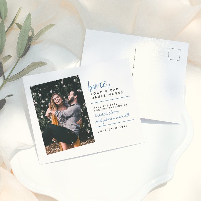 Cartão Postal Booze Comida e Más Movimentações da Dança | Escrit (Criador carregado)