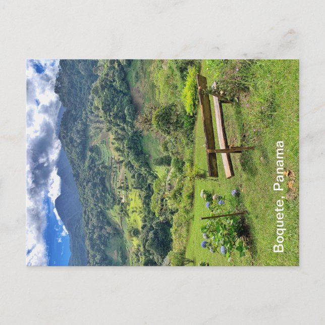 Cartão Postal Boquete, Cartão-postal Panamá (Frente)