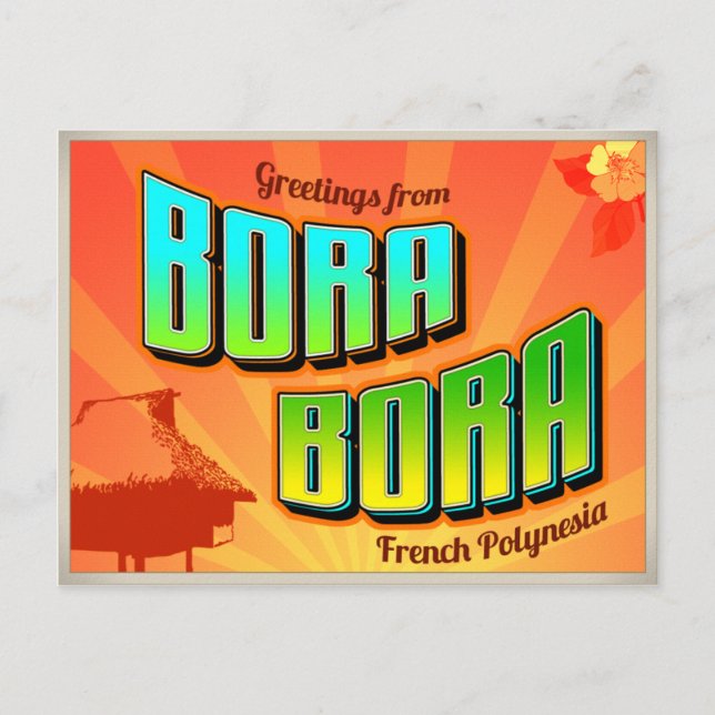 CARTÃO POSTAL BORA BORA (Frente)