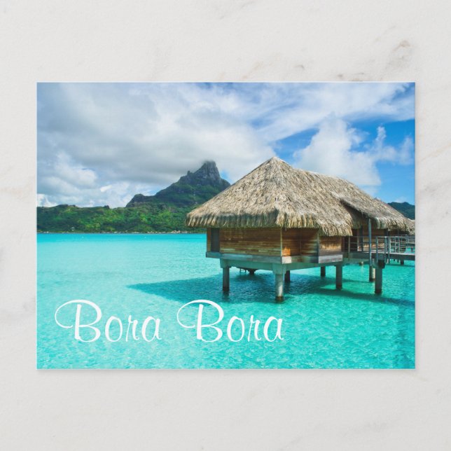 Cartão Postal Bora Bora Bora, cartão-postal Bora Bora (Frente)