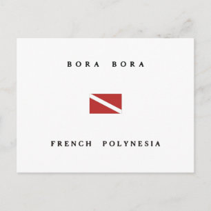Cartão Postal Bora Bora Franco Polinésia Francesa Sinalizador D