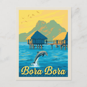 Cartão Postal Bora Bora, French Polynesia