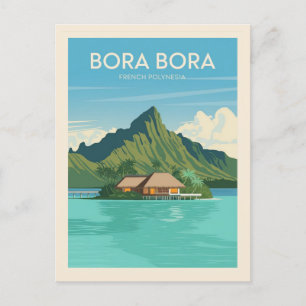 Cartão Postal Bora Bora French Polynesia Viagem