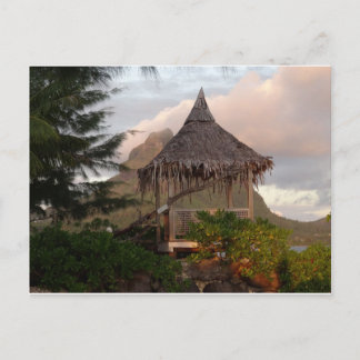 Cartão Postal Bora Bora, Placa de Posto