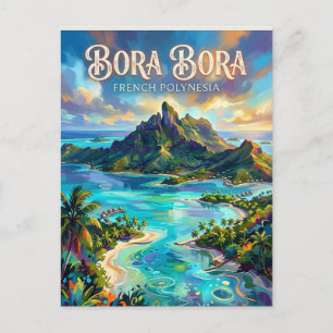 Cartão Postal Bora Bora Polinésia Francesa