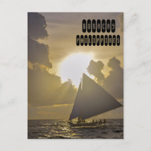 Cartão Postal Boracay Sunset