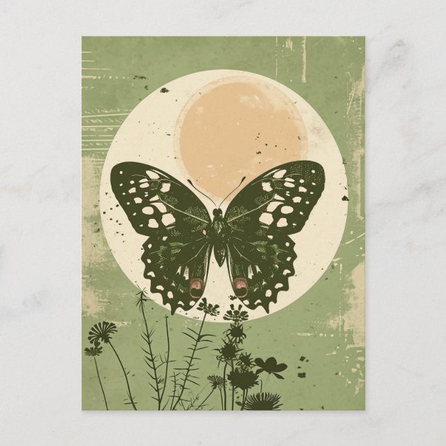 Cartão Postal Borboleta (Frente)