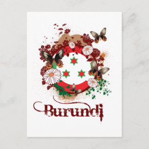 Cartão Postal Borboleta Burundi