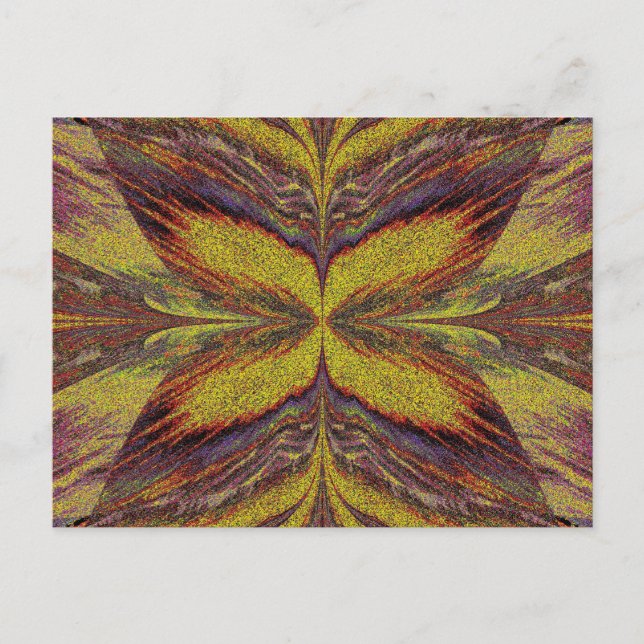 Cartão Postal Borboleta de areia 23 (Frente)