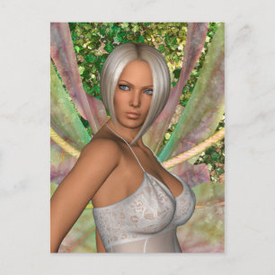 Cartão Postal Borboleta de fada