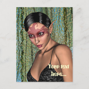 Cartão Postal Borboleta de fada