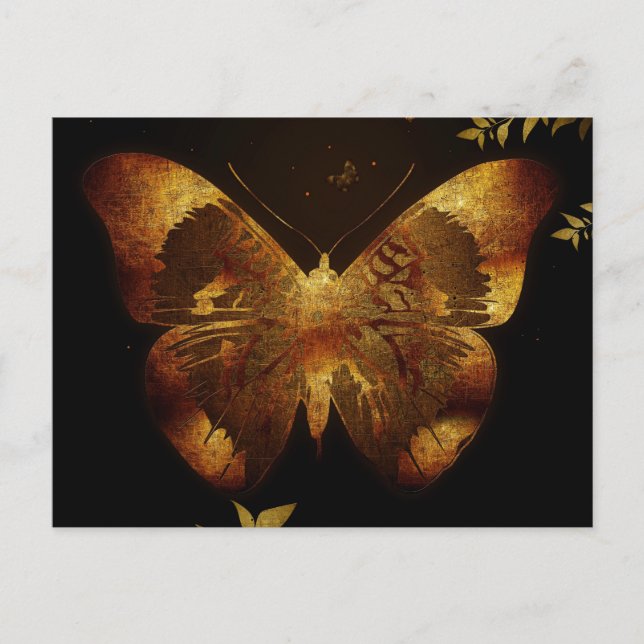 Cartão Postal Borboleta de Ferro (Frente)