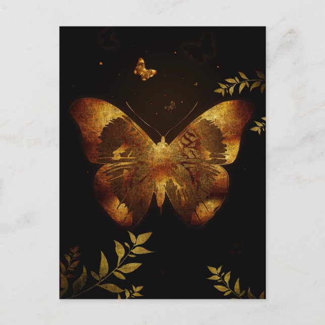 Cartão Postal Borboleta de Ferro (Frente)