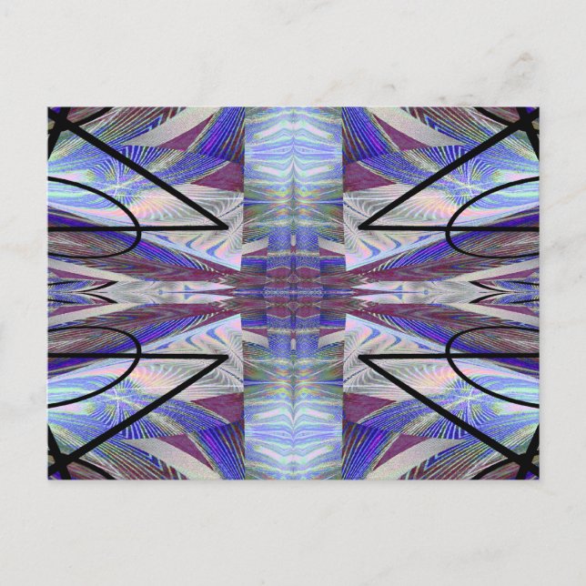 Cartão Postal Borboleta Em Dobra De Tempo (Frente)