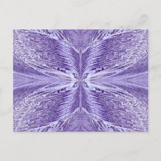 Cartão Postal Borboleta Em Frost De Inverno