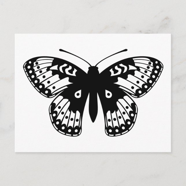 Cartão Postal Borboleta Fritillly bonito (Frente)